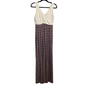 MAEVE Maxi in Color block Geometric Print Size Small